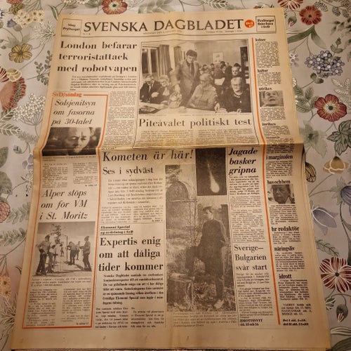 Svenska Dagbladet från 1974