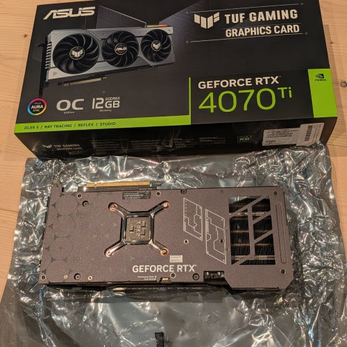 ASUS TUF Gaming GeForce RTX 4070 Ti OC Edition 12GB GDDR6X