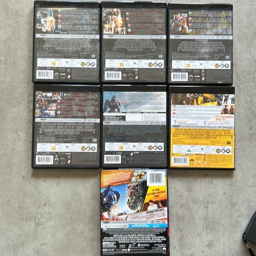 Transformers 4K Ultra HD + Blu-ray-samling (7 filmer) Ej Sv text