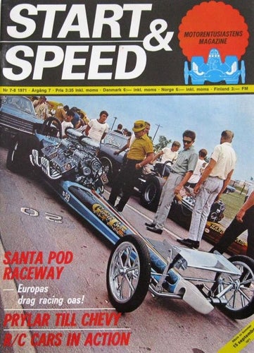 Start & Speed 1971-7-8 Jet Dragster..Dragbike..Dragracing