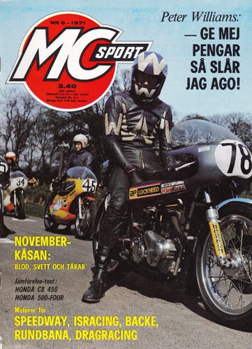 Mc Sport 1971-6 Honda CB 450.Honda CB 500.Norton.DKW.Scott