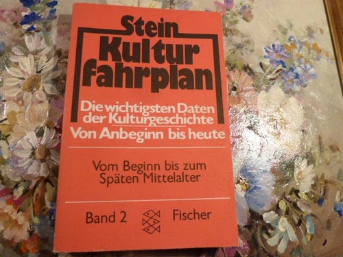 TYSK BOK, STEIN KULTUR FAHRPLAN, BAND 2, BOK, 1977, BUCH