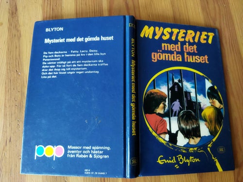 Mysteriet med det gömda huset - Enid Blyton. bok, Very Fine plus
