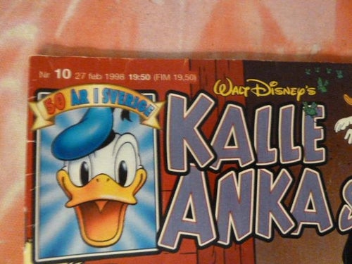 KALLE ANKA & CO, NR 10 - 1998, TIDNING