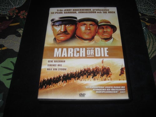 MARCH OR DIE-MED GENE HACKMAN OCH TERENCE HILL