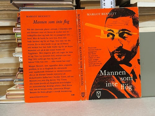 Mannen som inte flög av Margot Bennet. Bok. Very Good plus