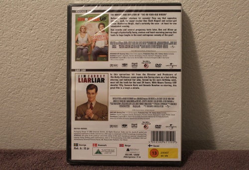 2 FILM BOXSET KNOCKED UP, LIAR LIAR NY INPLASTAD
