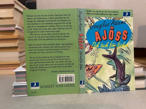 Ajöss och tack för fisken av Douglas Adams, bok, Very good