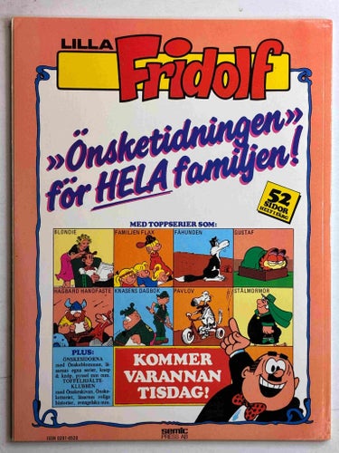 Lilla Fridolf Julalbum 1986: VF-NM