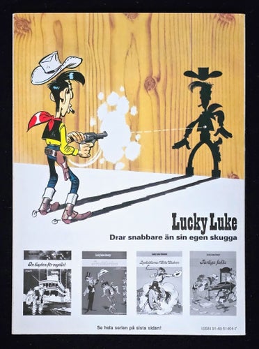 LUCKY LUKE - 1986 - 53 - LUCKY LUKES FÄSTMÖ - 1:A UTGÅVA