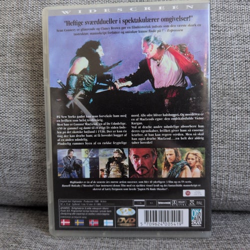 Highlander - Den oklippta originalversionen (DVD)