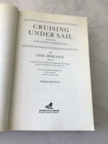 Cruising Under Sail av Eric Hiscock, 1981