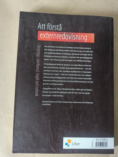 Att förstå externredovisning - Övningsbok : begrepp, samband, logik och teknik