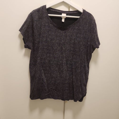 H&M svart topp, storlek XL