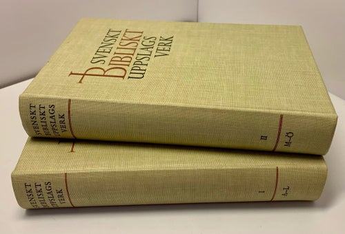 SVENSKT BIBLISKT UPPSLAGSVERK volym I (A-L) & II (M-Ö)