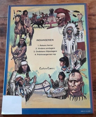 Indianserien / 3 / Ondskans Följeslagare / Carlsen Comics / 1:a Upplaga