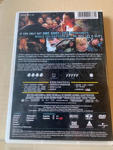8 Mile, dvd
