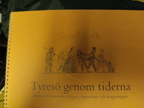 Skissblock Tyresö genom tiderna av David Bracken, 2006