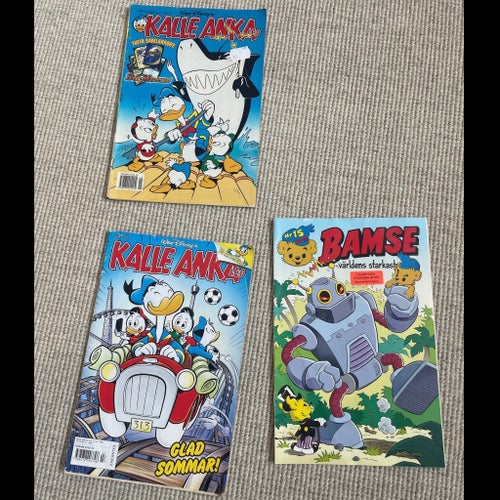 Kalle Anka & C:o, Bamse Tuffa samlarkort, 2018, 2019, 2005