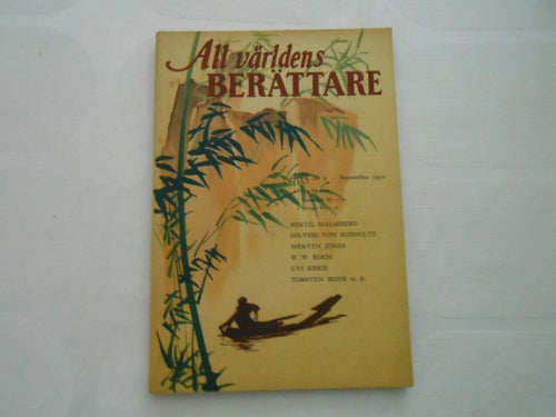 All världens berättare nr 9 1950 Torsten Bohr, Gösta Höglund, Bertil Malmberg