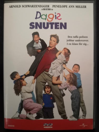 Dagissnuten (1990) Ivan Reitman med Arnold Schwarzenegger, Penelope Ann Miller.