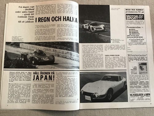 IMS MOTORSPORT NR 6 1966 GELLERÅSEN KARLSKOGA,GINETTE G4,RALLY,SKARPNÄCK,