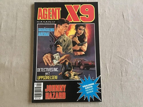 AGENT X9 NR 4 1991 JOHNNY HAZARD,