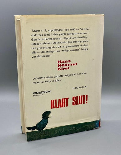 Klart slut av Hans Hellmut Kirst. Omslag av Hans Arnold