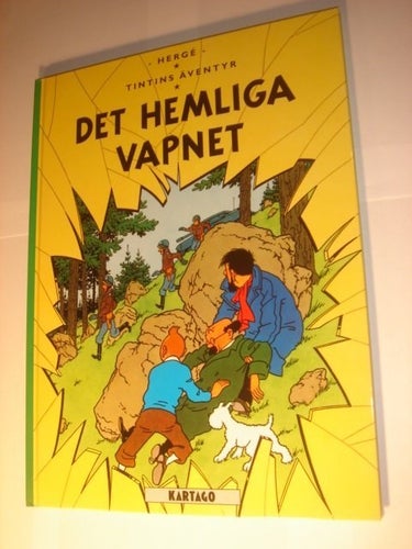 Tintins äventyr 18 - Det hemliga vapnet INB. NY OLÄST