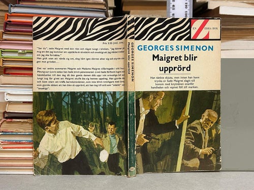 Maigret blir upprörd av Georges Simenon. Bok. Very Good, BM