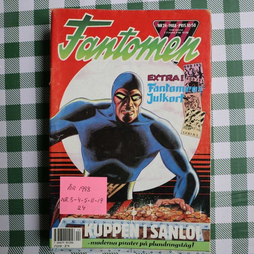 FANTOMEN 1988 NR 3, 4, 5, 11, 19, 24