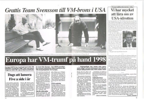 VM 1994: SEF Aktuellt Augusti 1994 - lite eftersnack till VM