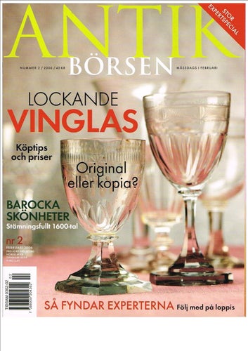 ANTIKBÖRSEN 2006 Nr 1-2 + ANTIKVÄRLDEN 2006 Nr 4-6, 9-12 = 9 av 11 tidningar