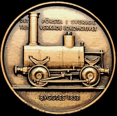 Oskar I (1844-1859). Ångloket Förstlingen