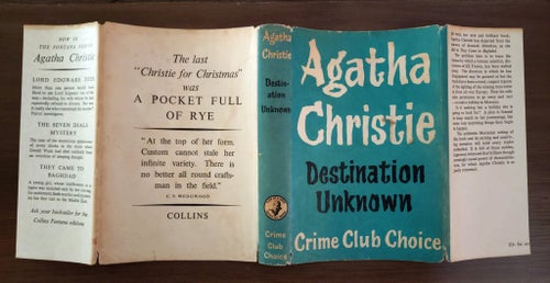 Agatha Christie / Destination Unknown - 1954 OU Collins Crime Club 1st Printing