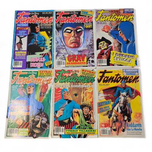 Fantomen Serietidningar - 12 st 1991-1994