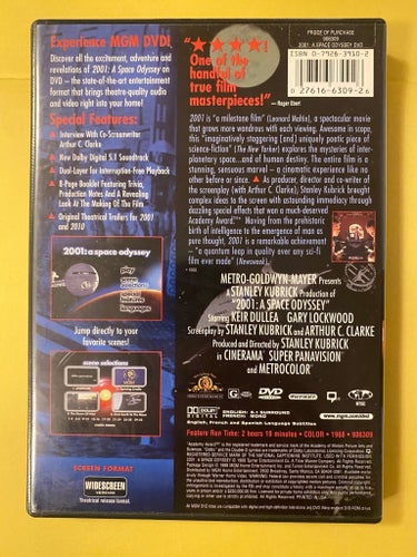 2001: A Space Odyssey DVD