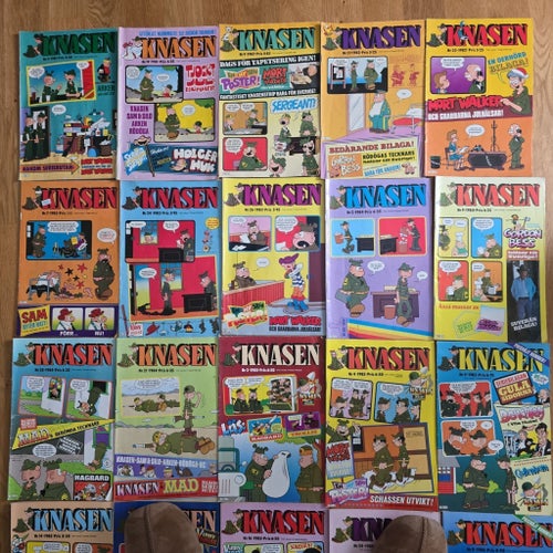 Knasen tidningar 1981-1986
