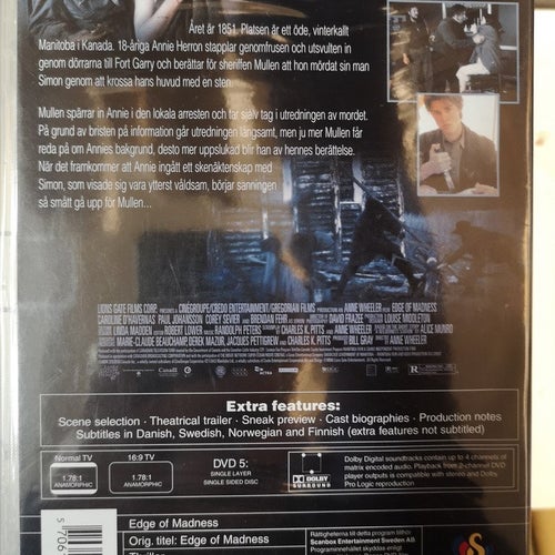 DVD Edge Of Madness INPLASTAD
