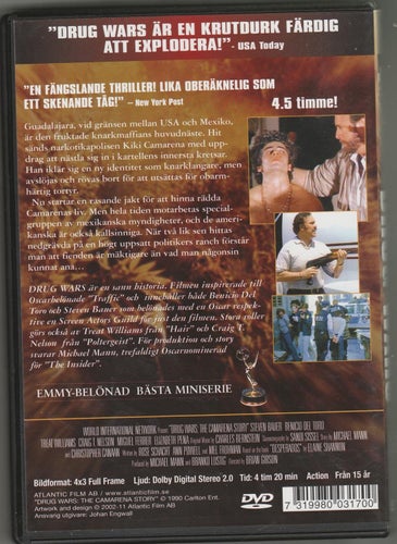 DVD - DRUG WARS - MED BENICIO DEL TORO