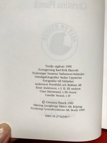 ATT HA FÖL + HÄSTENS UTFODRING Christina Planck