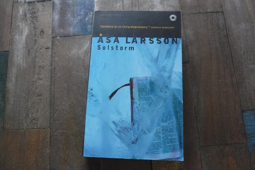 Solstorm författare Åsa Larsson