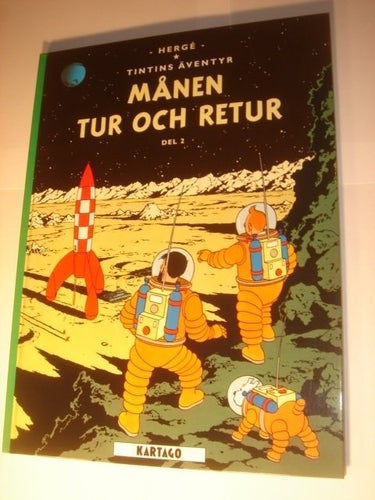 Tintins äventyr 17 - Månen tur och retur del2 INB. NY OLÄST
