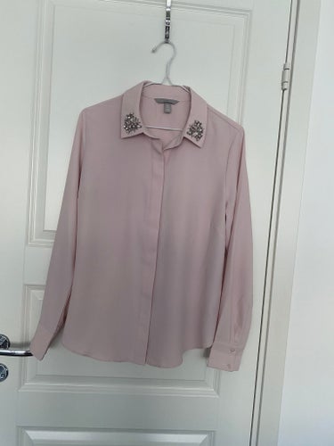 H&M rosa blus, storlek M-L