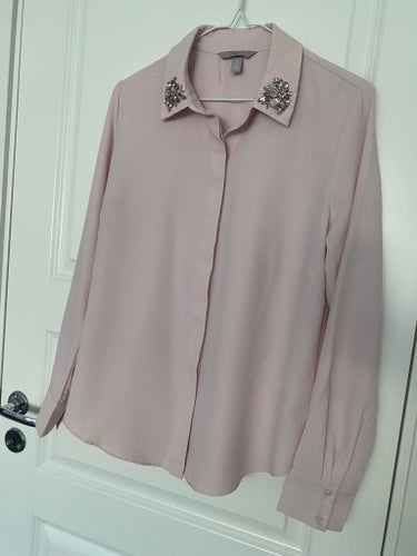 H&M rosa blus, storlek M-L