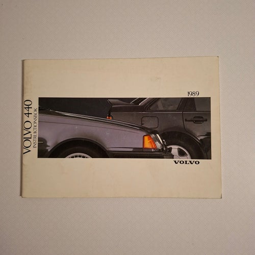 Volvo 440 Årsmodell 1989 Instruktionsbok