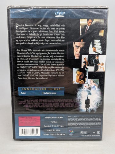 American Psycho - Svensk text - Ny Inplastad DVD