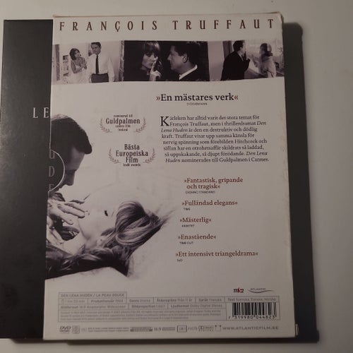 Den lena huden - François Truffaut - (DVD) *Svensk Text* Slipcase