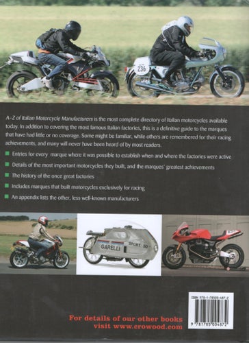 A-Z of Italian Motorcycle Manufacturers av Greg Pullen, 2013