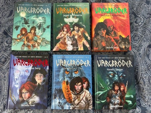 6 Böcker Vargbröder Samling 1 2 3 4 5 6 av Michelle Paver Bok